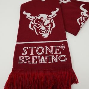 Stone Brewery Brewing (Gargoyle) Dark Red Scraf